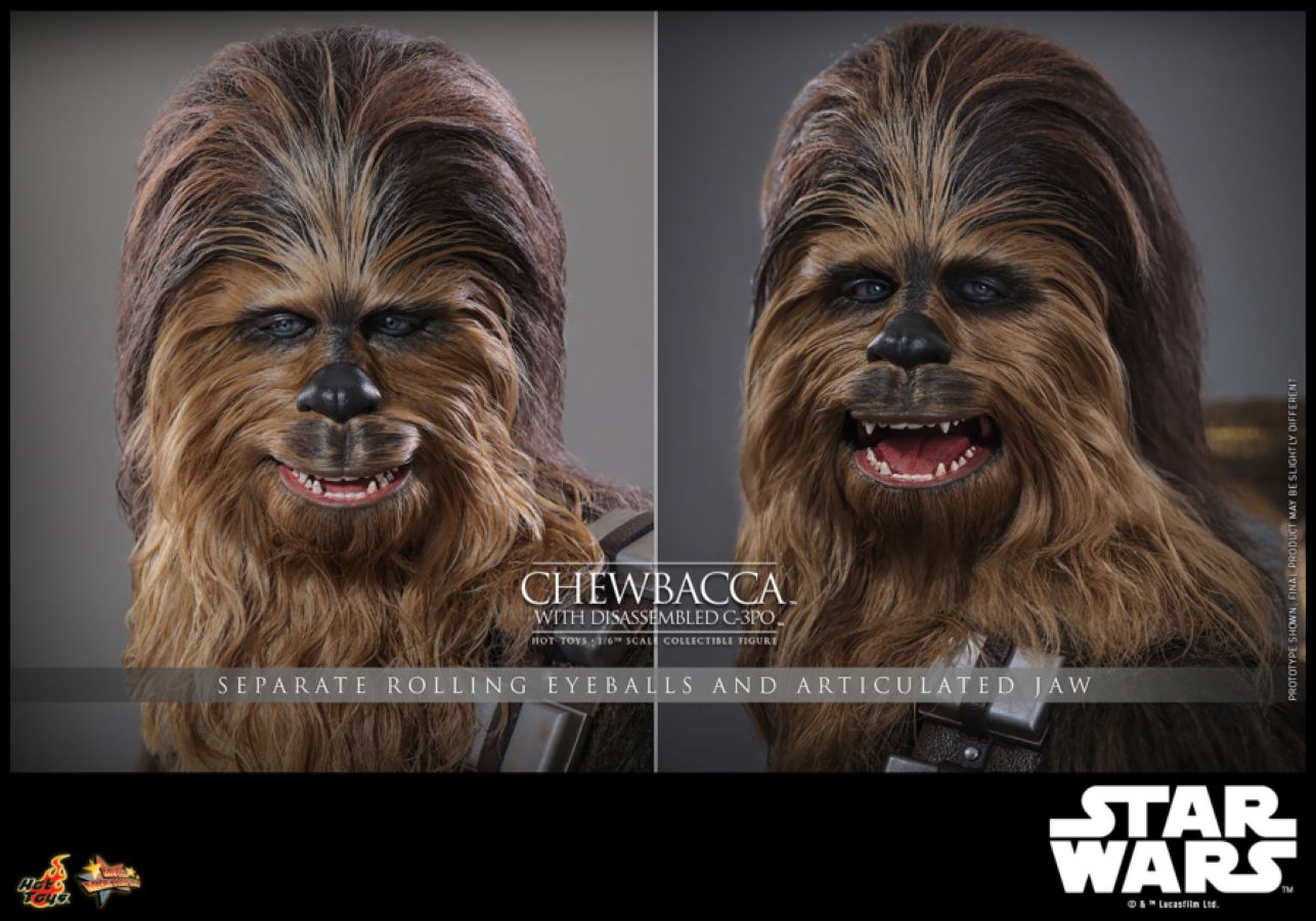 Star Wars - Chewbacca with Disassembled C-3PO 1:6 Scale Collectable Action Figure