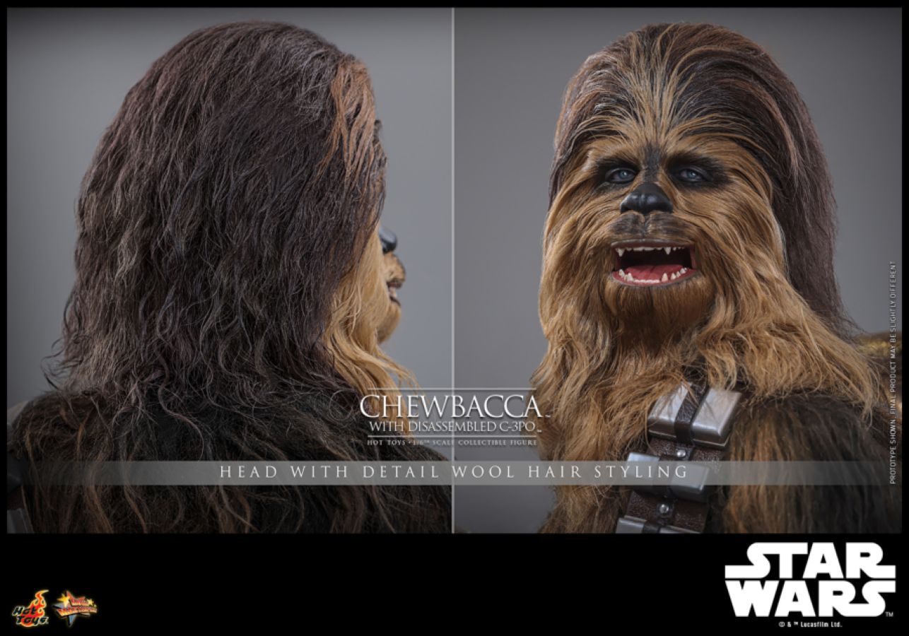 Star Wars - Chewbacca with Disassembled C-3PO 1:6 Scale Collectable Action Figure