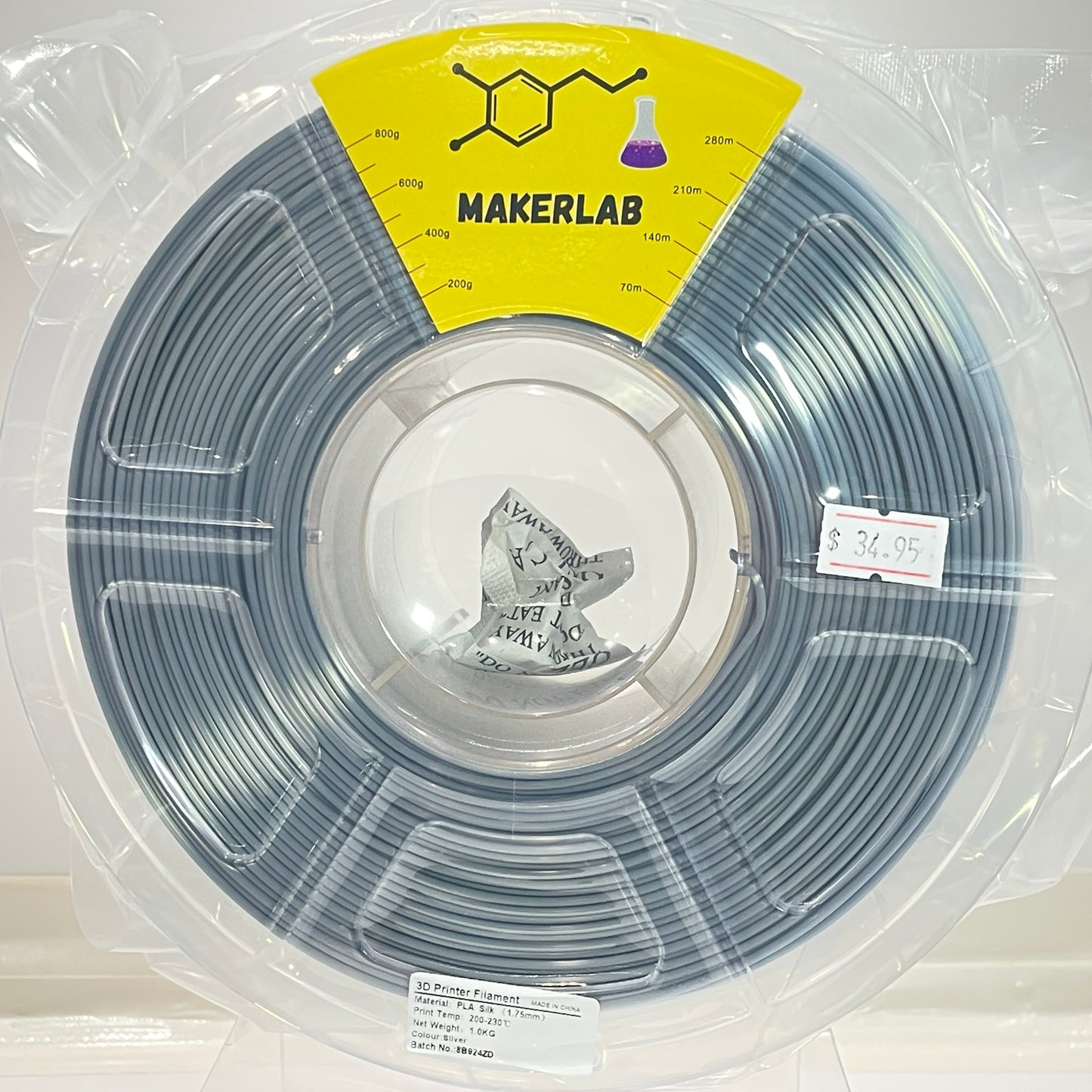 SILVER SILK 1kg PLA+
