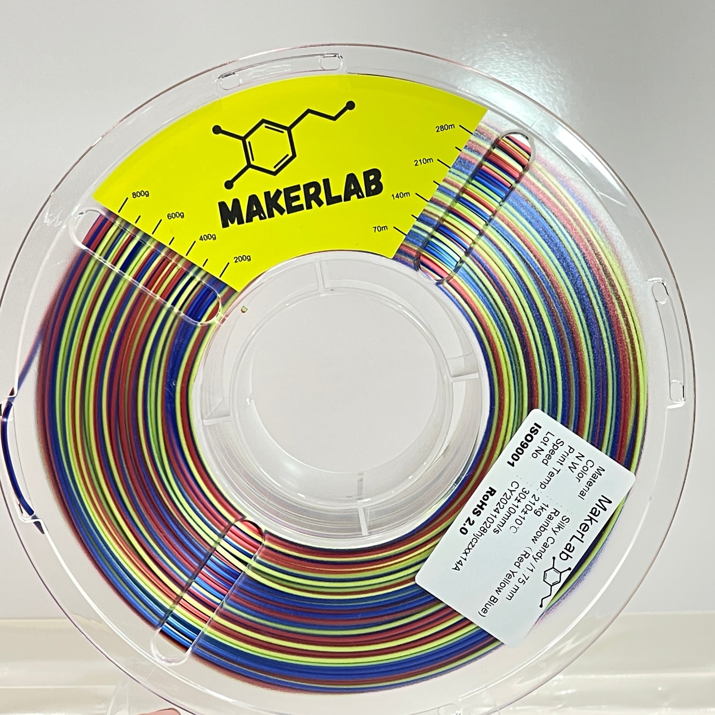 RAINBOW RED YELLOW BLUE 1kg PLA+