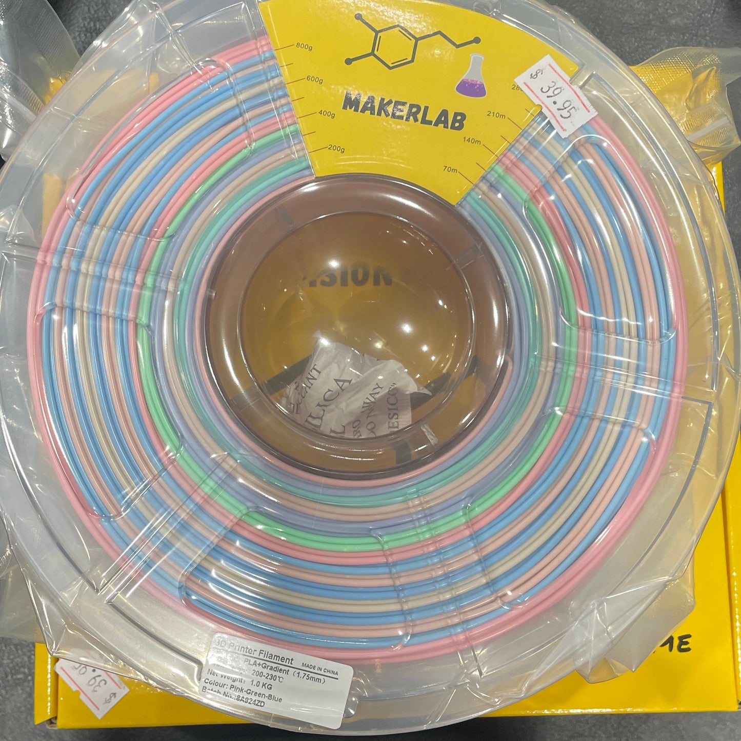PINK GREEN BLUE 1kg PLA+