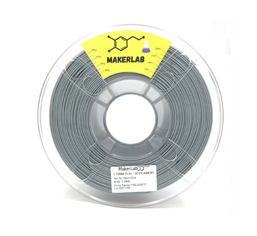 SATIN SIVER (GREY) 1kg PLA+