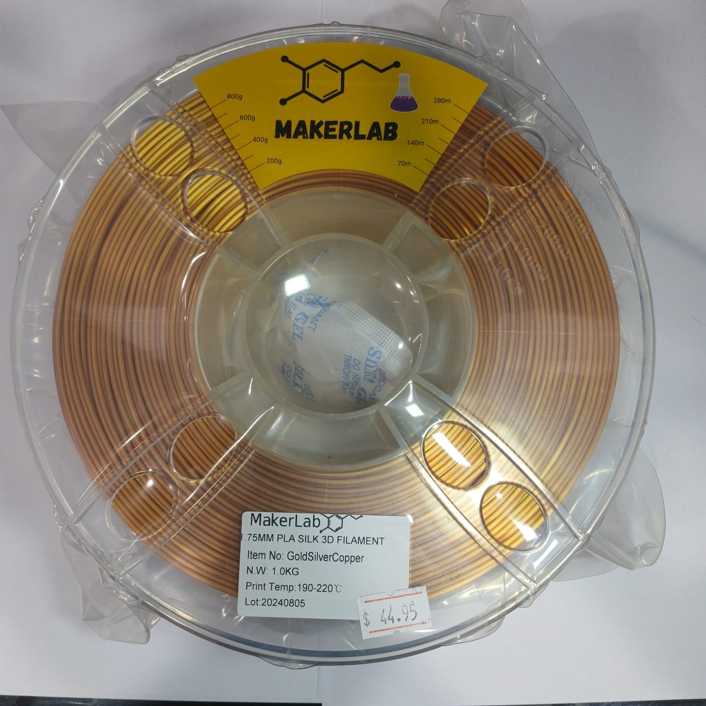GOLD SILVER COPPER 1kg PLA+