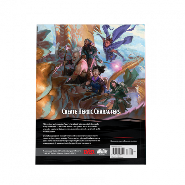 D&D Players Handbook 2024 (Hard Cover)