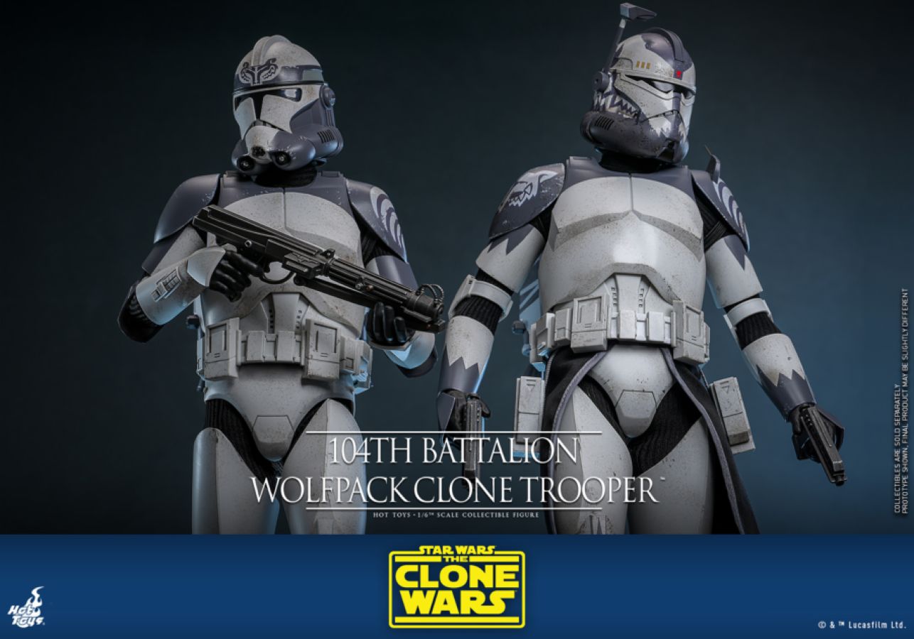 Star Wars - 104th Battalion Wolfpack Clone Trooper Deluxe 1:6 Scale Collectable Action Figure