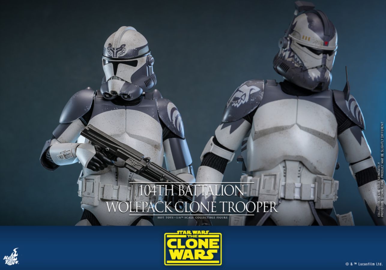 Star Wars - 104th Battalion Wolfpack Clone Trooper Deluxe 1:6 Scale Collectable Action Figure