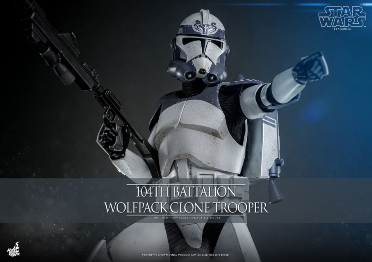 Star Wars - 104th Battalion Wolfpack Clone Trooper Deluxe 1:6 Scale Collectable Action Figure