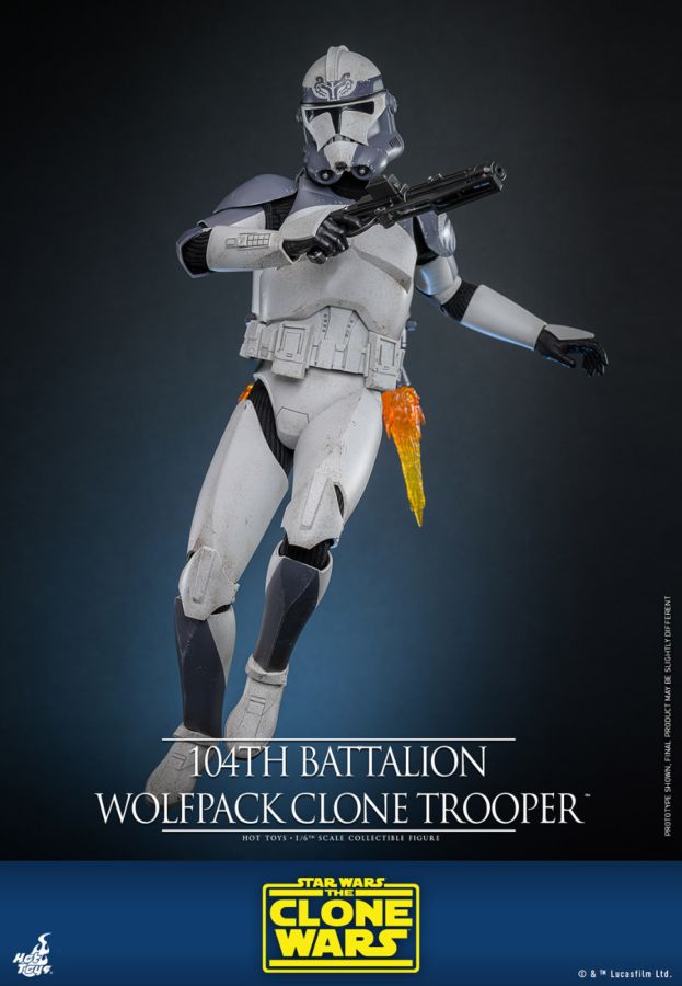 Star Wars - 104th Battalion Wolfpack Clone Trooper Deluxe 1:6 Scale Collectable Action Figure