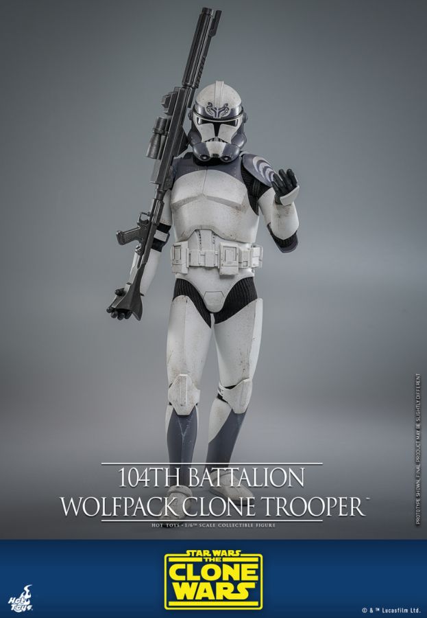 Star Wars - 104th Battalion Wolfpack Clone Trooper Deluxe 1:6 Scale Collectable Action Figure