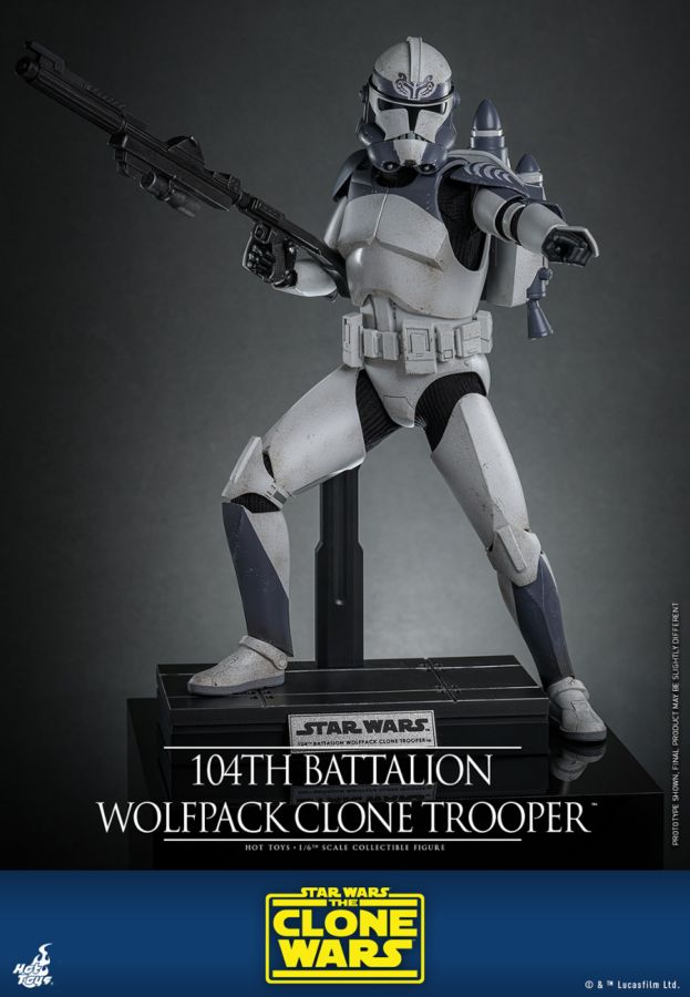 Star Wars - 104th Battalion Wolfpack Clone Trooper Deluxe 1:6 Scale Collectable Action Figure