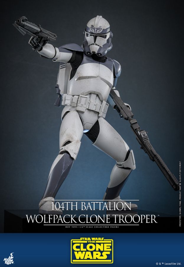Star Wars - 104th Battalion Wolfpack Clone Trooper Deluxe 1:6 Scale Collectable Action Figure