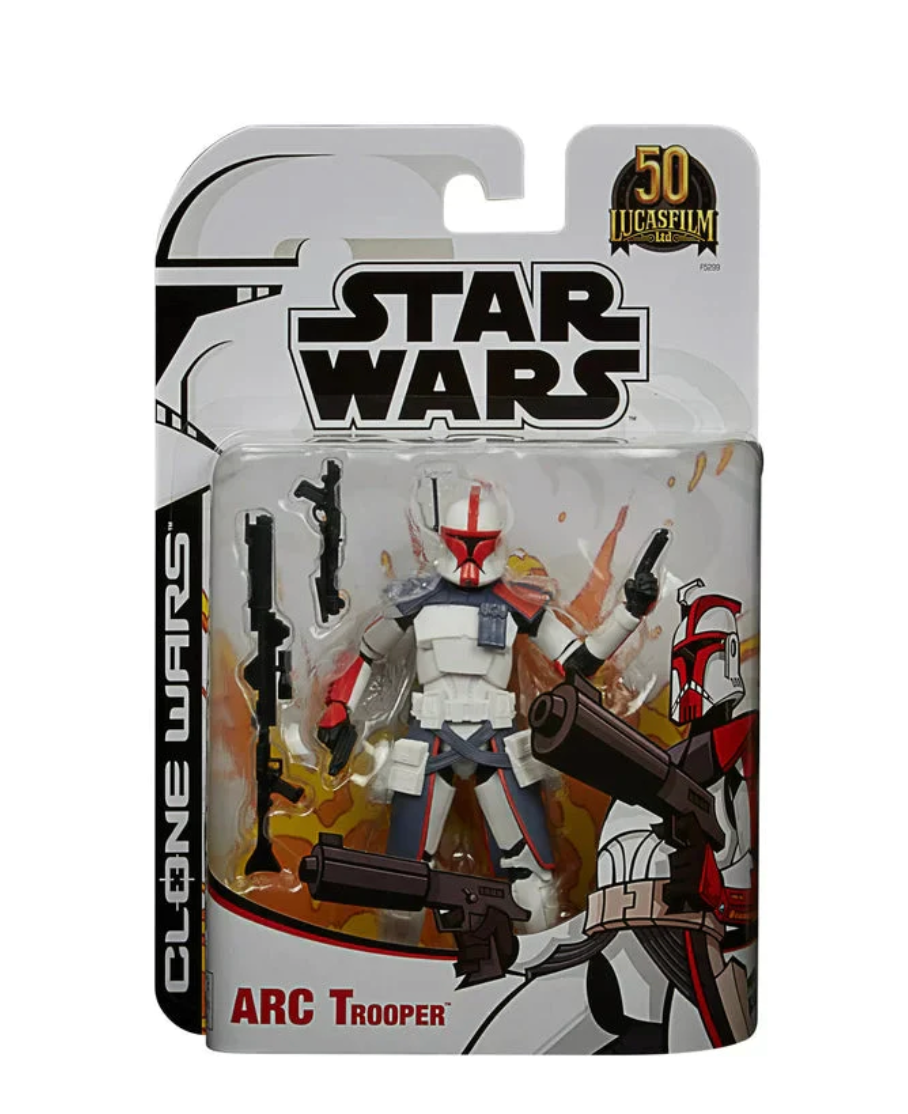 Star Wars The Series Genndy Arc Trooper Red Action – KESSEL RUN Hair & Collectibles