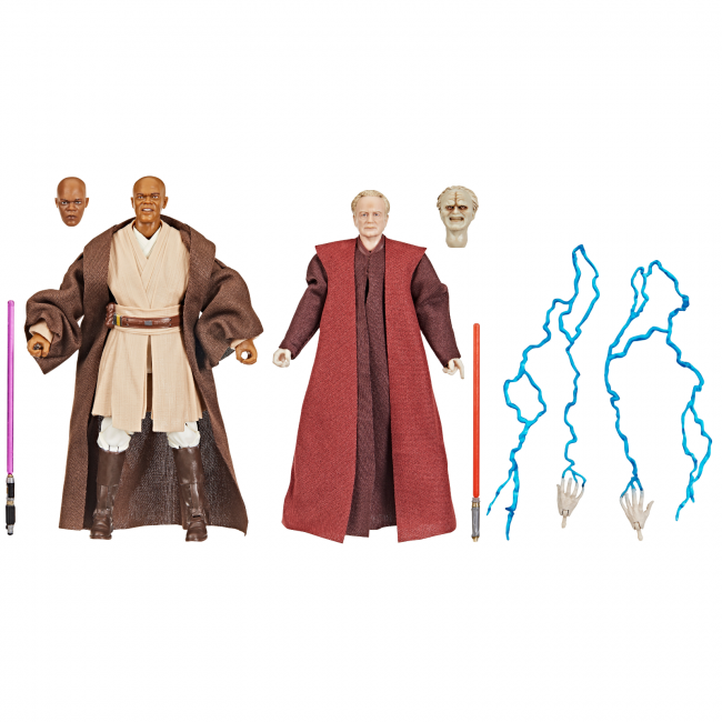 Star Wars The Black Series - Mace Windu & Darth Sidious - Revenge of the Sith