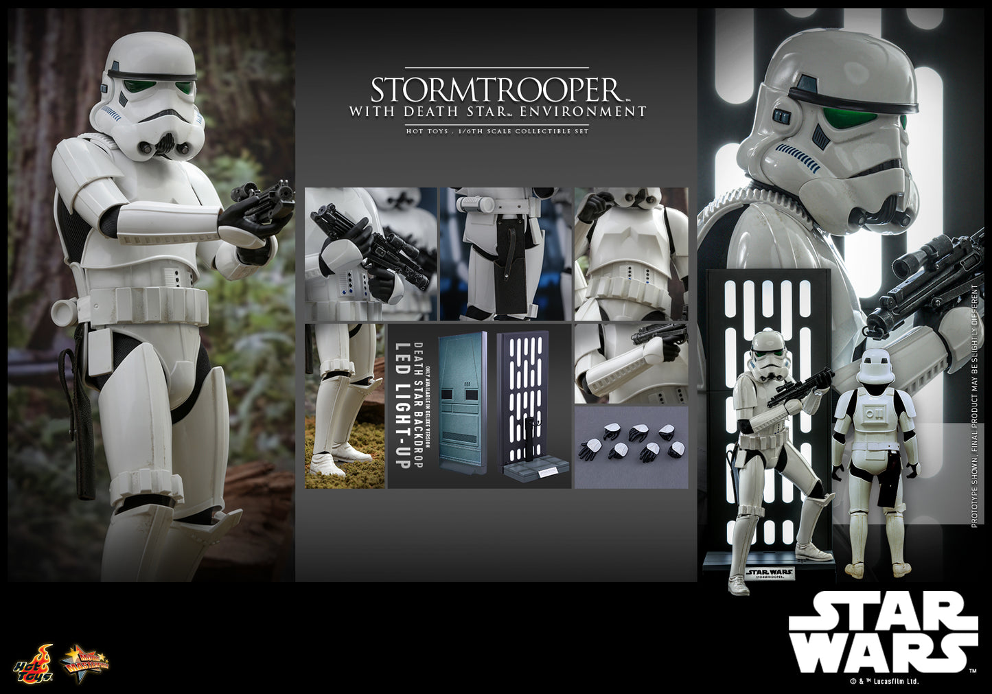 Star Wars - Stormtrooper (with Death Star Environment) 1:6 Scale Collectable Action Figure