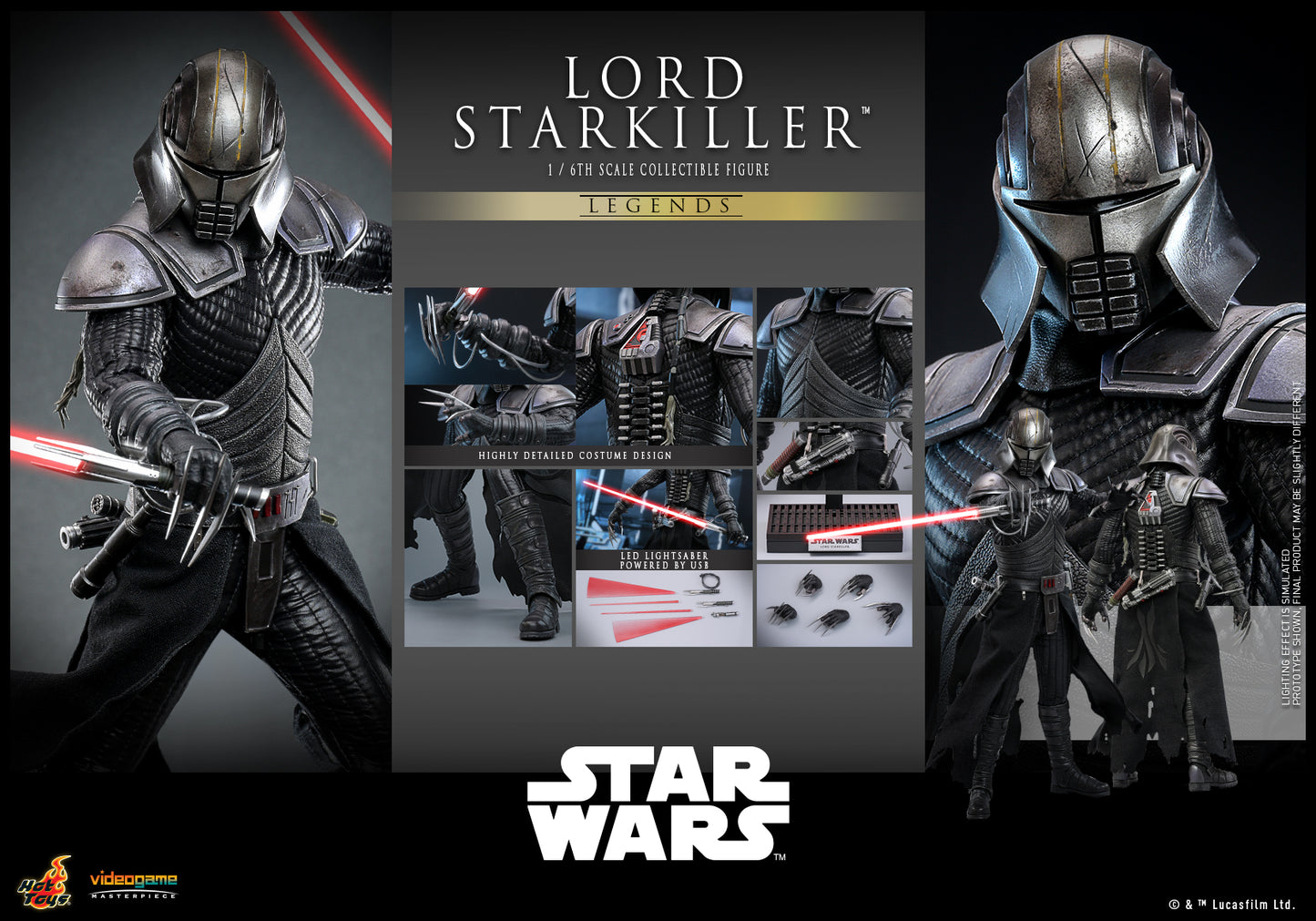 Star Wars™ - 1/6th scale Lord Starkiller™ Collectible Figure