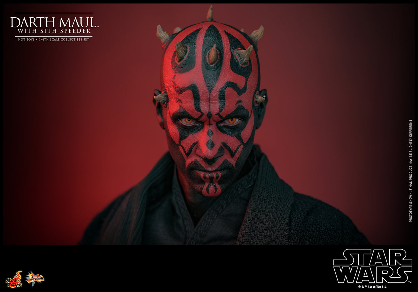 Star Wars Episode I: The Phantom Menace - Darth Maul with Sith Speeder 1:6 Scale Collectible Set