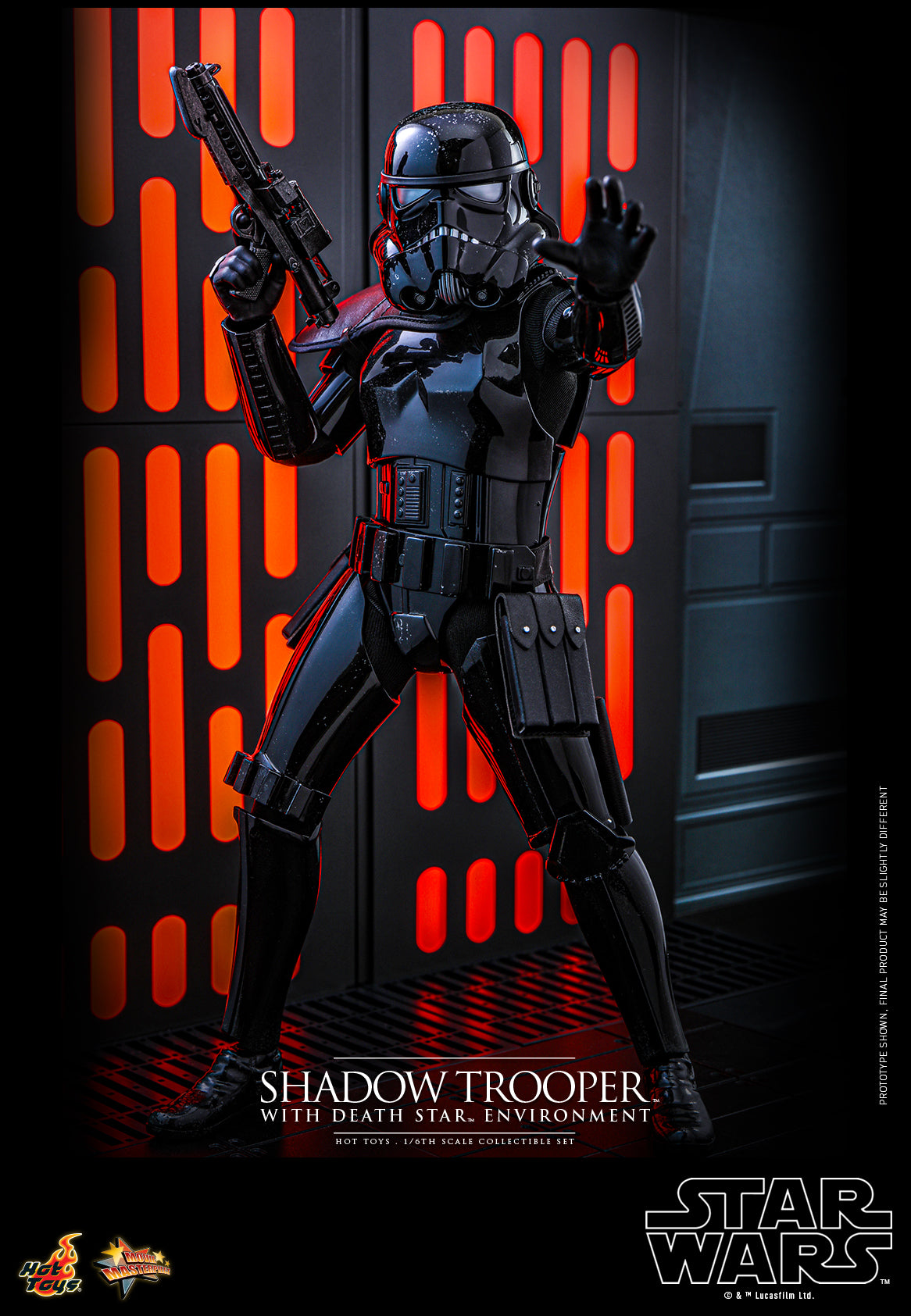 Star Wars™ - 1/6th scale Shadow Trooper™ with Death Star Environment Collectible Set