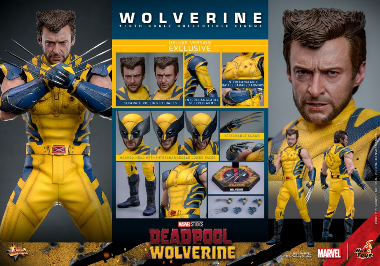 Deadpool & Wolverine - Wolverine Deluxe 1:6 Scale Collectable Action Figure