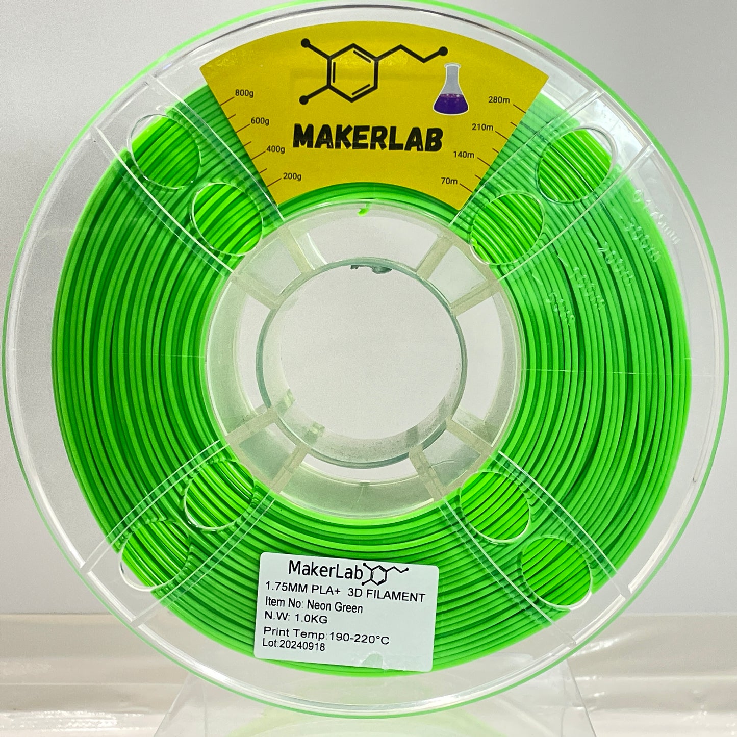 NEON GREEN 1kg PLA+