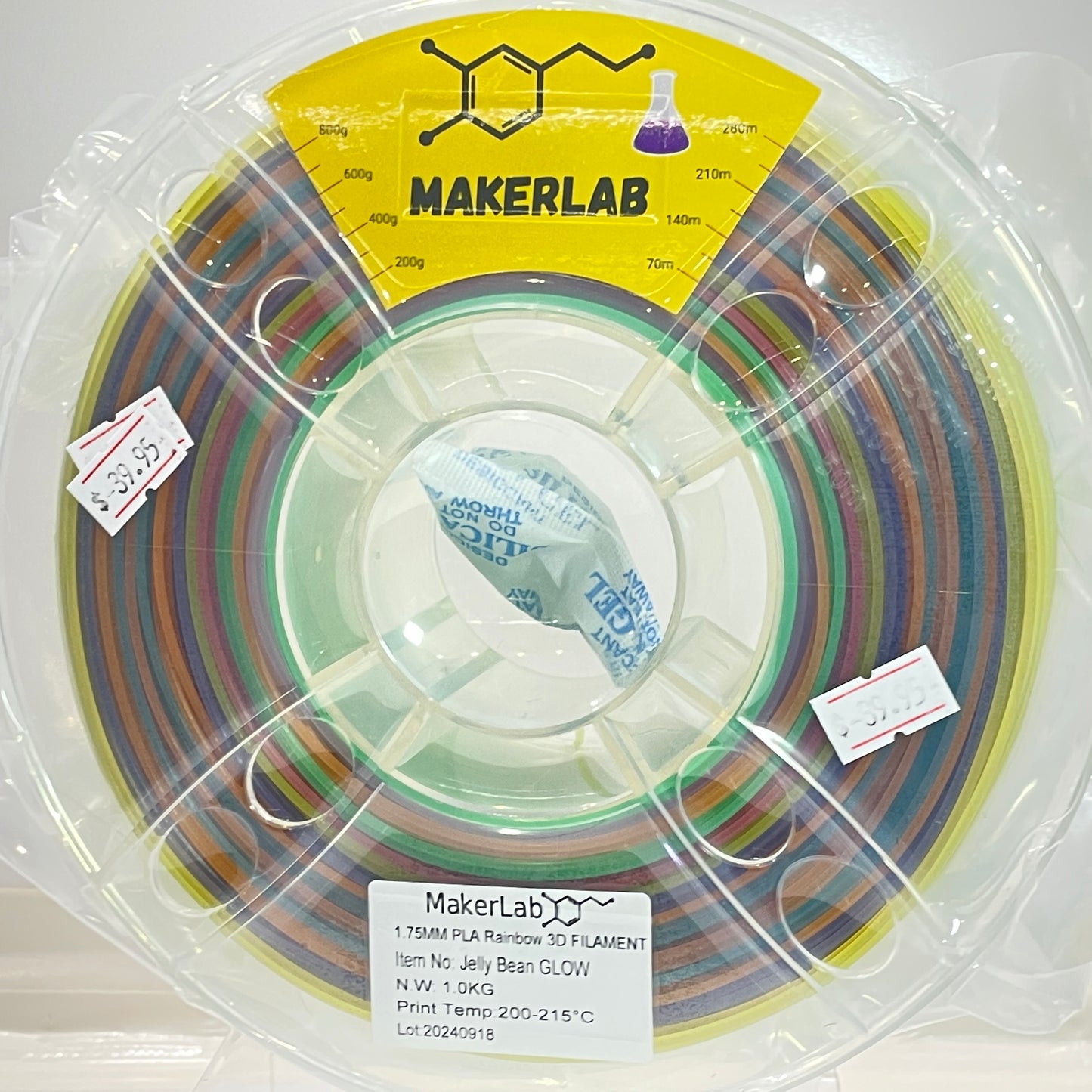 JELLY BEAN GLOW 1kg PLA+