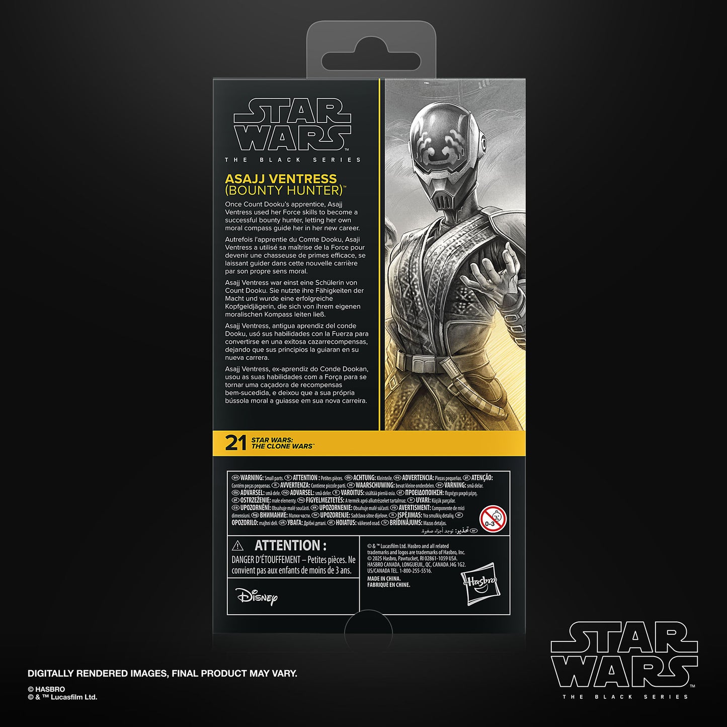 Star Wars The Black Series - Asajj Ventress (Bounty Hunter)