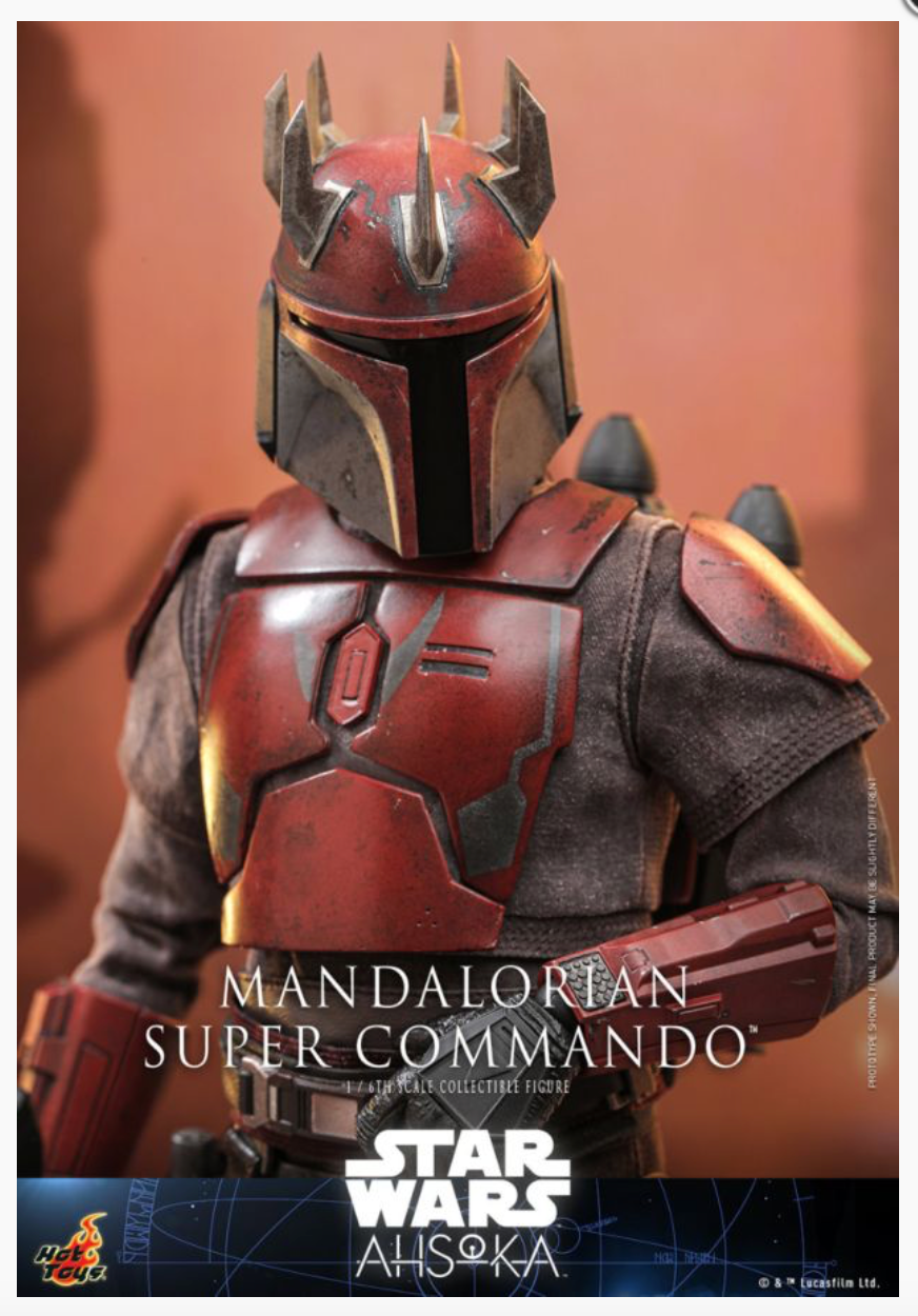 Star Wars: Ahsoka - Mandalorian Super Commando 1:6 Scale Collectable Action Figure