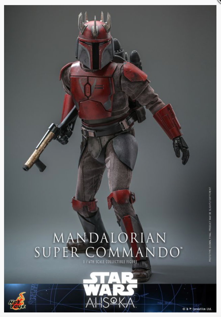 Star Wars: Ahsoka - Mandalorian Super Commando 1:6 Scale Collectable Action Figure