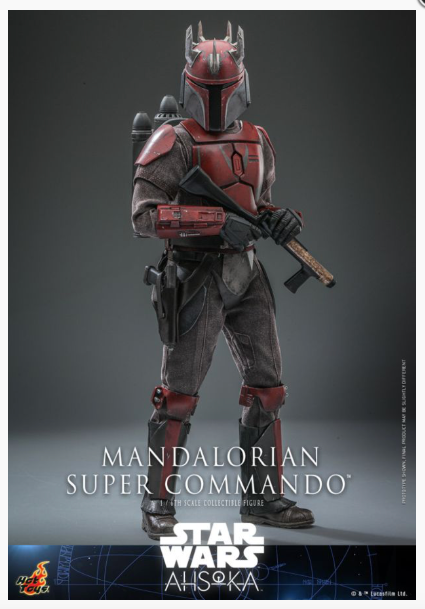 Star Wars: Ahsoka - Mandalorian Super Commando 1:6 Scale Collectable Action Figure