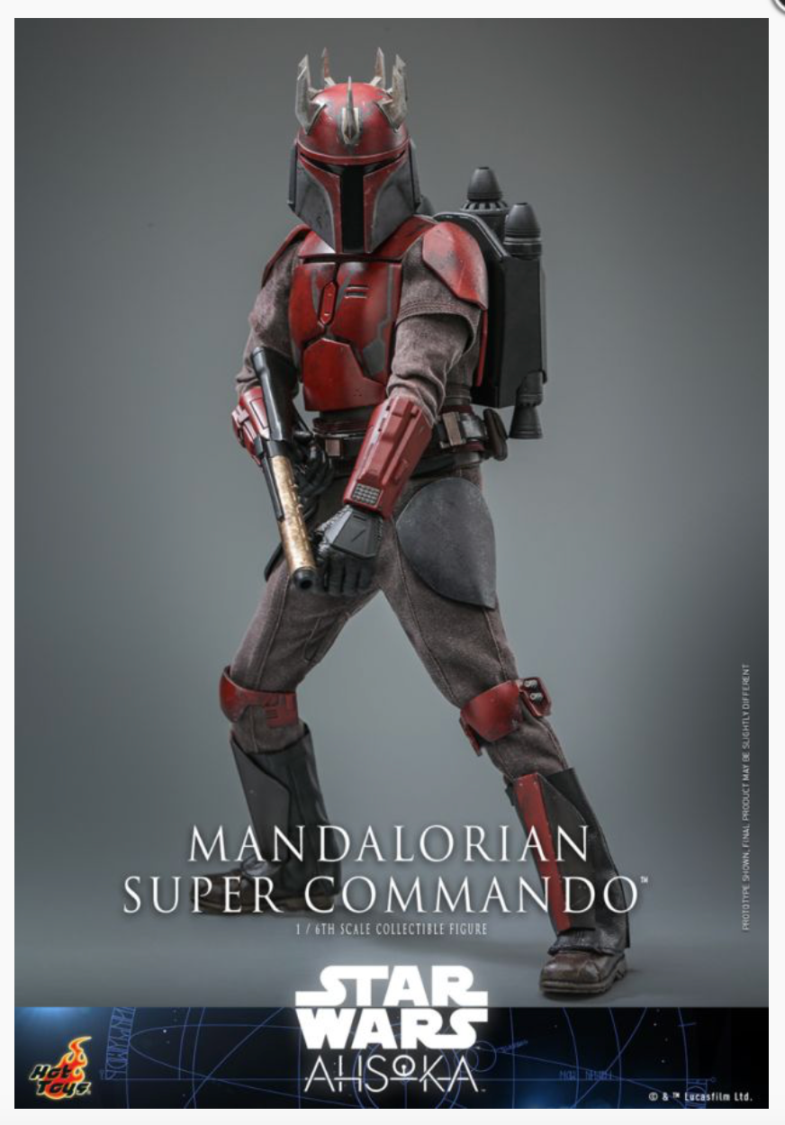 Star Wars: Ahsoka - Mandalorian Super Commando 1:6 Scale Collectable Action Figure