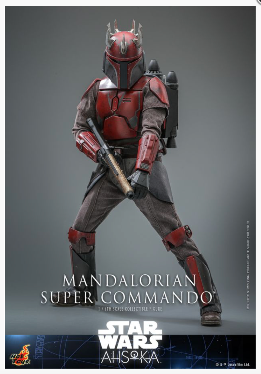Star Wars: Ahsoka - Mandalorian Super Commando 1:6 Scale Collectable Action Figure