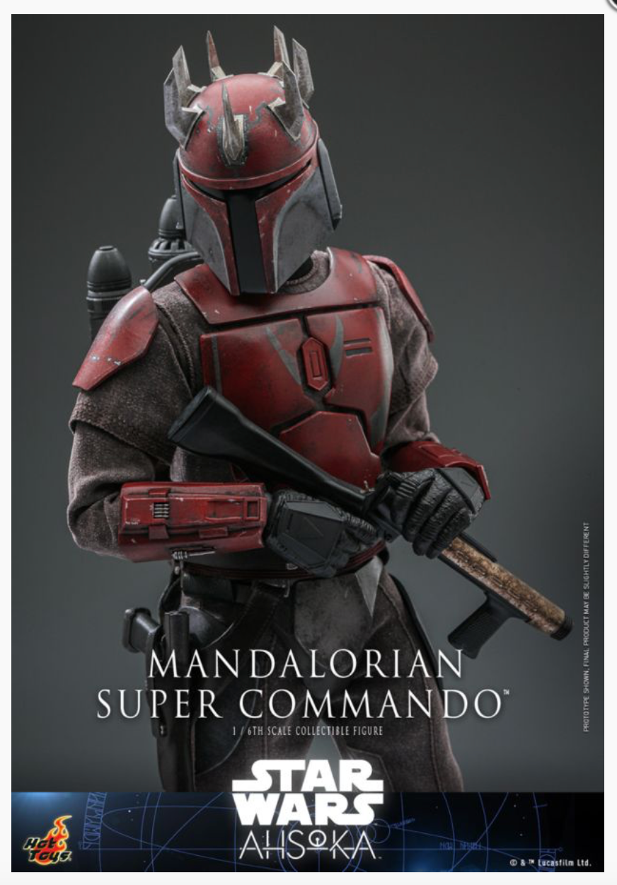 Star Wars: Ahsoka - Mandalorian Super Commando 1:6 Scale Collectable Action Figure