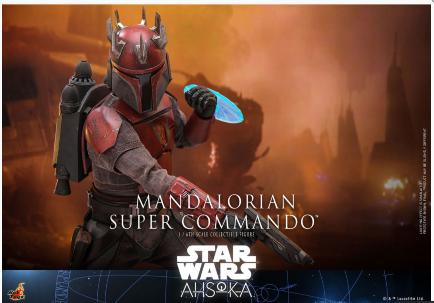Star Wars: Ahsoka - Mandalorian Super Commando 1:6 Scale Collectable Action Figure