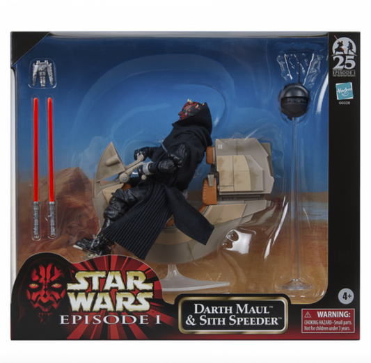 Star Wars The Black Series Darth Maul & Sith Speeder