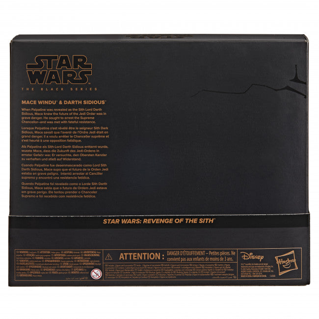Star Wars The Black Series - Mace Windu & Darth Sidious - Revenge of the Sith