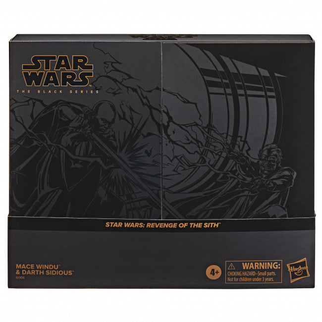 Star Wars The Black Series - Mace Windu & Darth Sidious - Revenge of the Sith