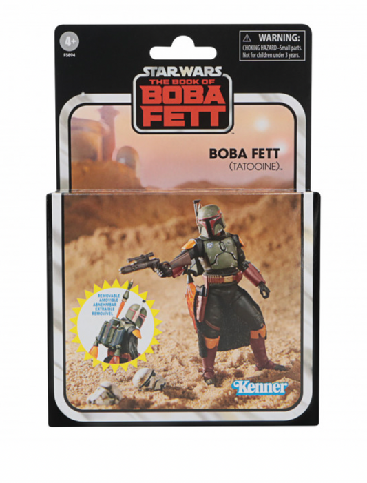 Star Wars The Vintage Collection Boba Fett (Tatooine) Deluxe Action Figure, 3.75-Inch-Scale Star Wars: The Book of Boba Fett